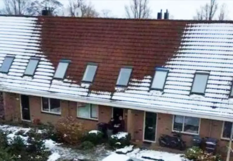 Dutch Police Suspected Snow-Free Roofs for Hidden Cannabis Farm