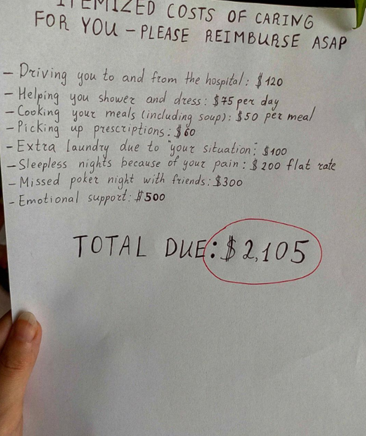 The Invoice That Taught Him Love