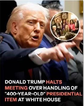 Donald Trump Reacts to an Unexpected Moment During a White House Meeting