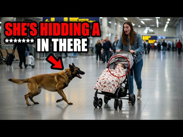 Customs Dog Leapt Into a Baby Stroller at the Airport—What Dropped Out Sent Security Running