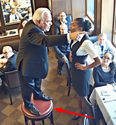 A Billionaire Ordered a Waitress to Kneel Before Him—But Her Response Left Him Stunned “Get down