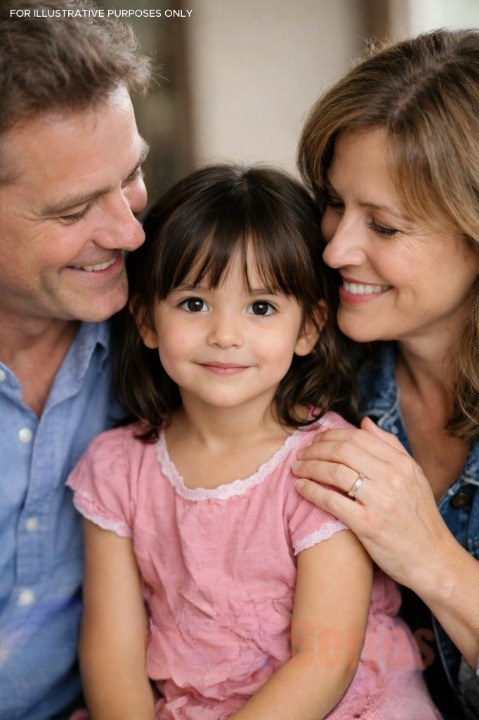 We adopted a 4-year-old girl… and just one month later, she looked straight at me and said, “Mommy, don’t trust Daddy.”