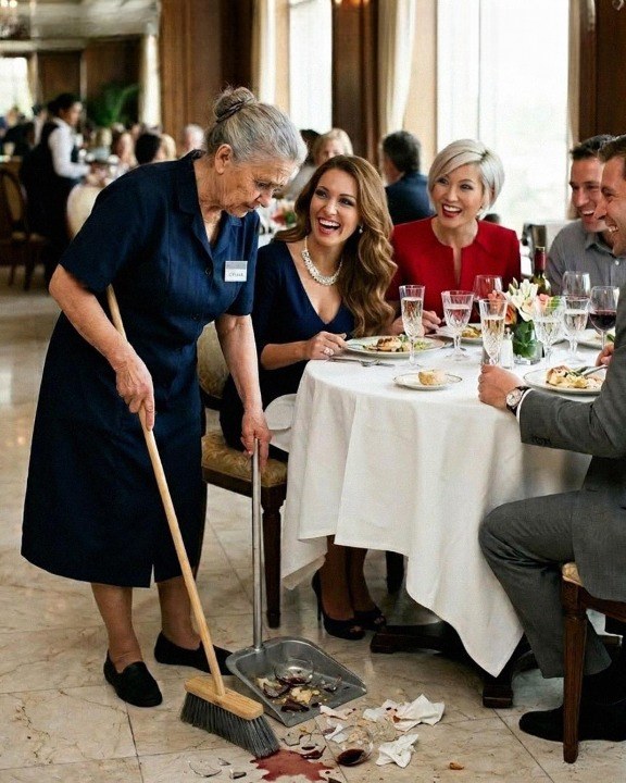 Wealthy Diners Mocked an Elderly Cleaner at a Restaurant — Until My Husband Stepped In