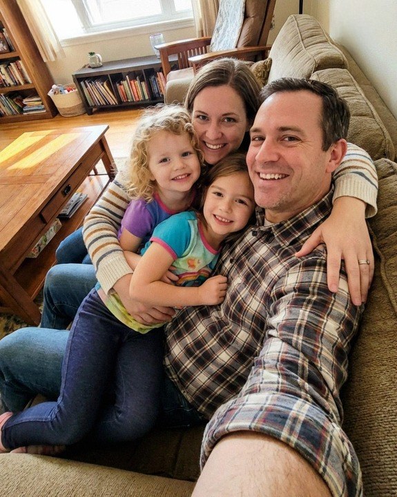 I married a widowed man with two young daughters — one day, one of the girls asked me, “Do you want to see where my mom lives?” and then led me straight to the basement door.