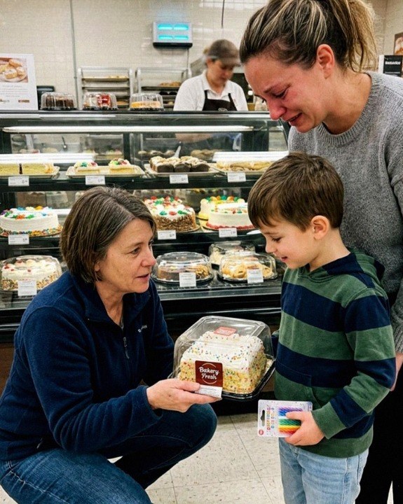 I Bought a Birthday Cake for a Little Boy Whose Mom Was Crying in the Bakery — A Week Later My Sister Called Screaming, “Do You Know Who That Was?”