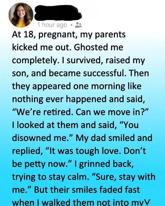 They Abandoned Me at 18… Then Came Back Expecting a Home