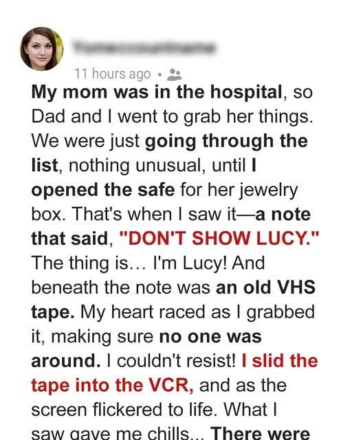 I Was Curious Why My Parents Kept an Old Videotape in the Safe until I Saw What Was on It — Story of the Day