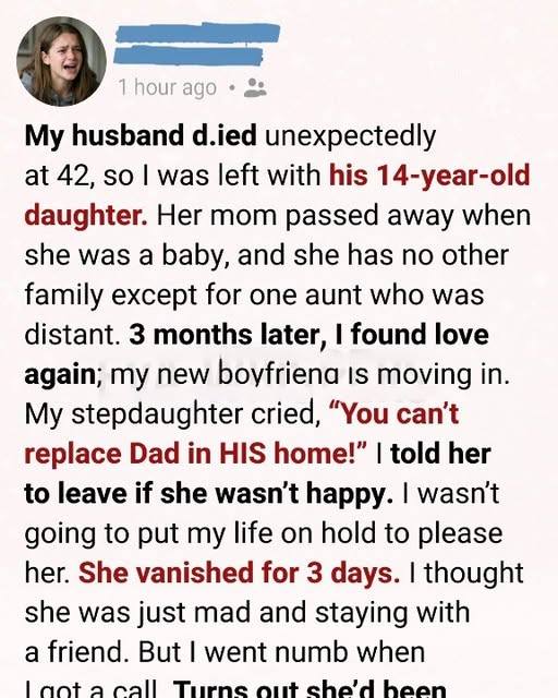 My Stepdaughter Vanished After I Let a Man Move In—Three Days Later, the Call That Changed Everything