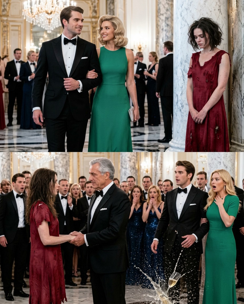 My husband hid me at the party for being embarrassed of my cheap dress… but his career cr:a:shed when the billionaire boss recognized my necklace and fell to his knees uncovering 30-year secret